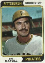 1974 Topps Baseball Cards      358     Dal Maxvill